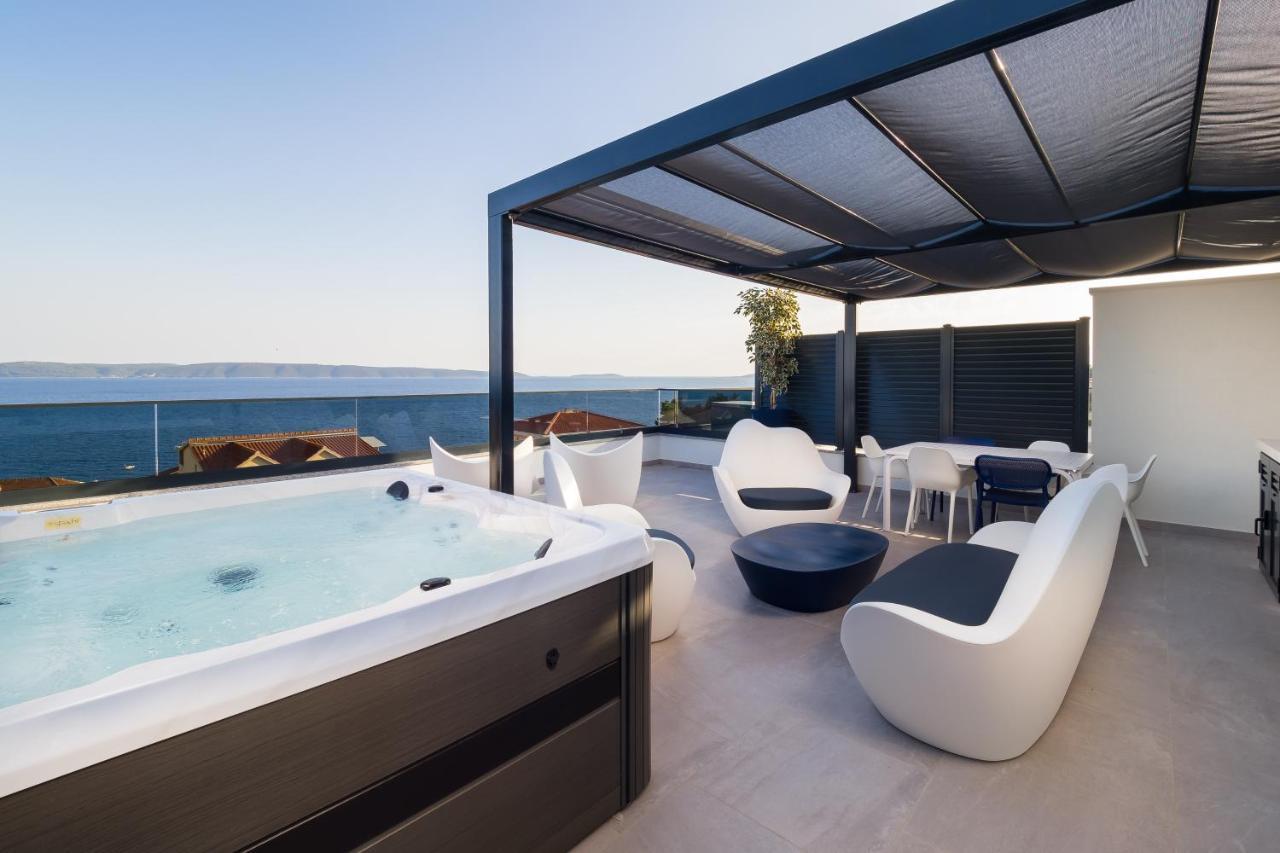 Luxury Apartment- Balcony- Private Rooftop And Jacuzzi- Common Pool Trogir Extérieur photo