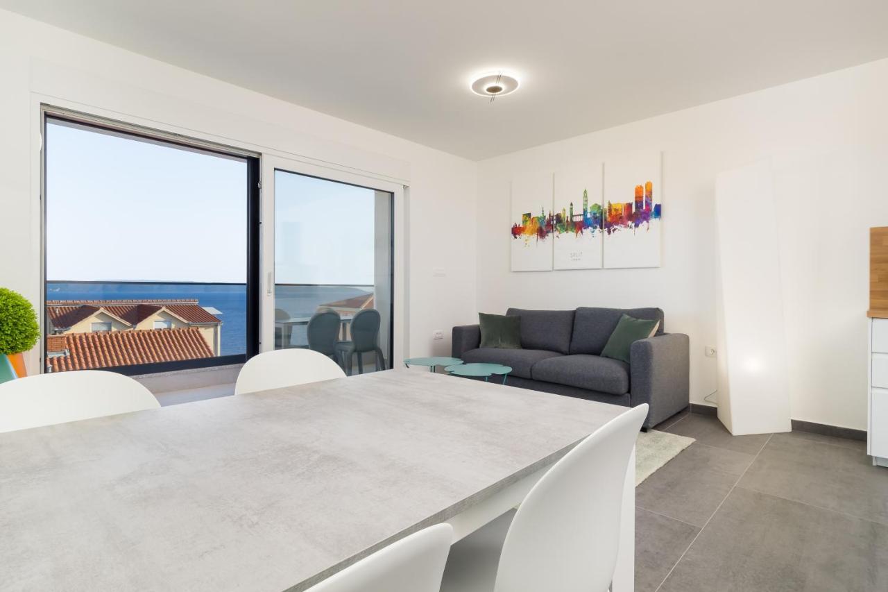 Luxury Apartment- Balcony- Private Rooftop And Jacuzzi- Common Pool Trogir Extérieur photo